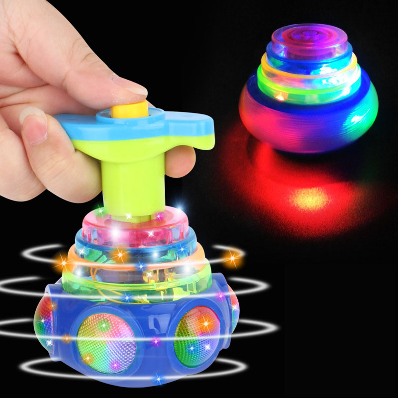 Model Kit Ufo - UFO Flashing Spinning Top Kids Gyro