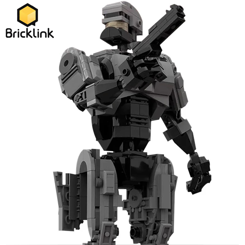 Model Kit Robocop - Bricklink City Mechanical Police RoboCops Movie