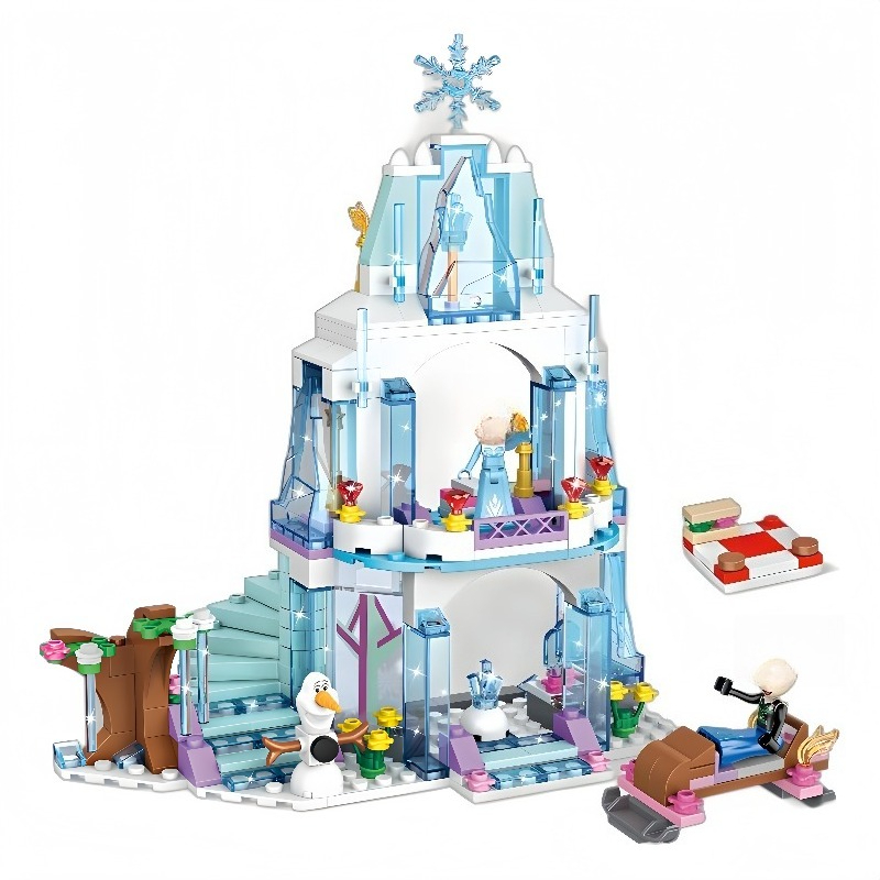 Model Kit Lego - Elsa Ice Castle Building Blocks Set