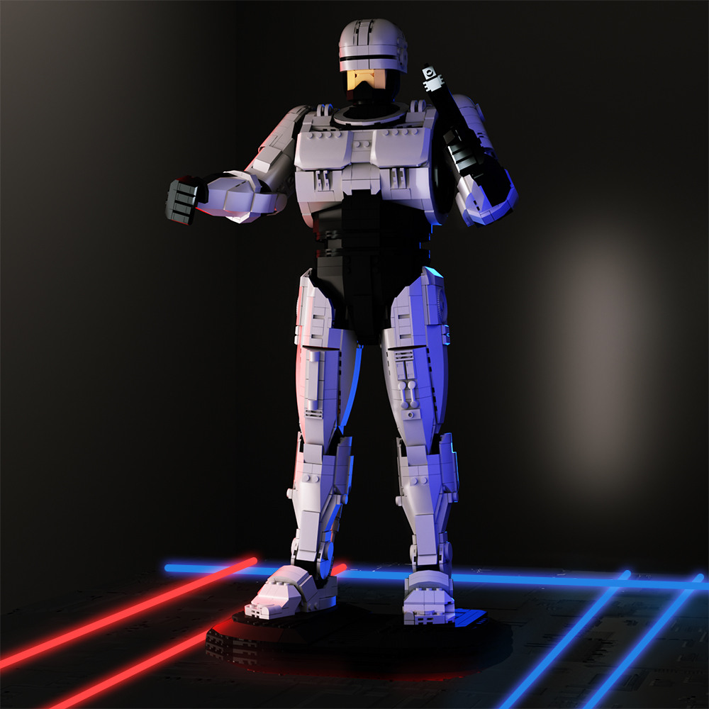 MOC RoboCoped Robot Building B - Model Kit Robocop ulasan dan harga