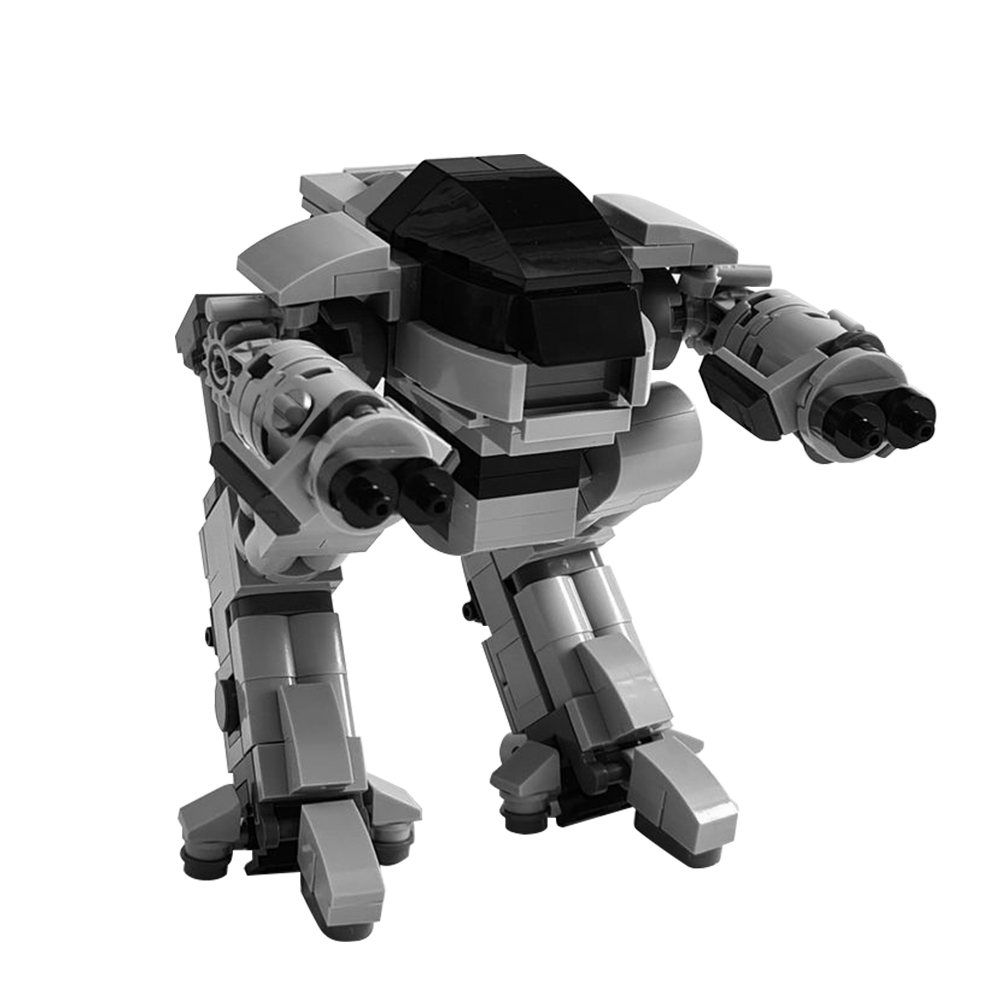 MOC RoboCoped Robot Building B - Model Kit Robocop ulasan dan harga