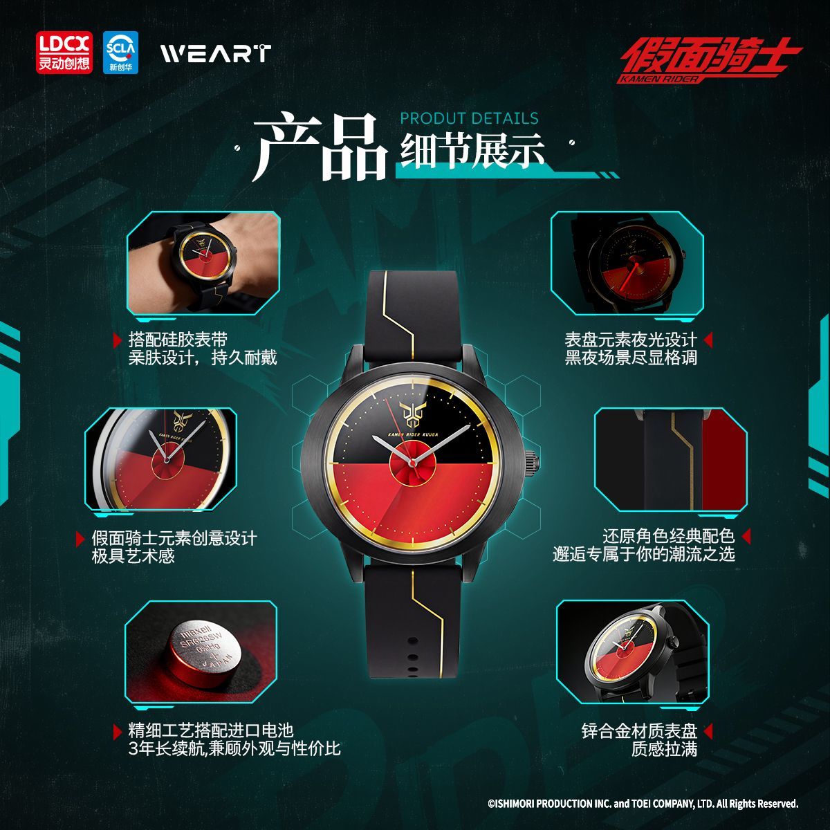 LDCX Kamen Rider Watch Anime A - Model Kit Kamen Rider ulasan dan harga