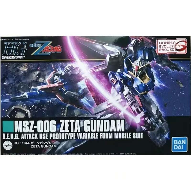 Bandai Gundam Model Kit HGUC Z - Model Kit Zeta Gundam ulasan dan harga