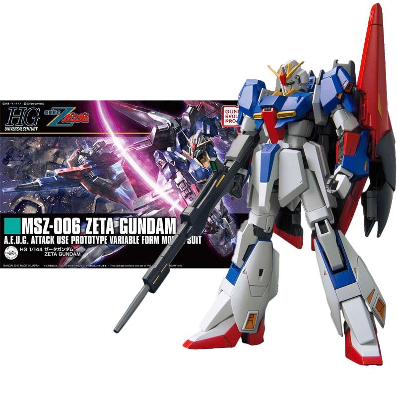 Bandai Original HGUC 1/144 Ani - Model Kit Zeta Gundam ulasan dan harga