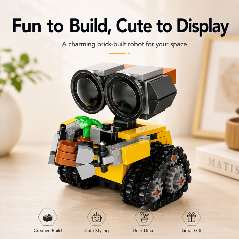 Mini Robot Building Blocks Set - Model Kit Lego ulasan dan harga