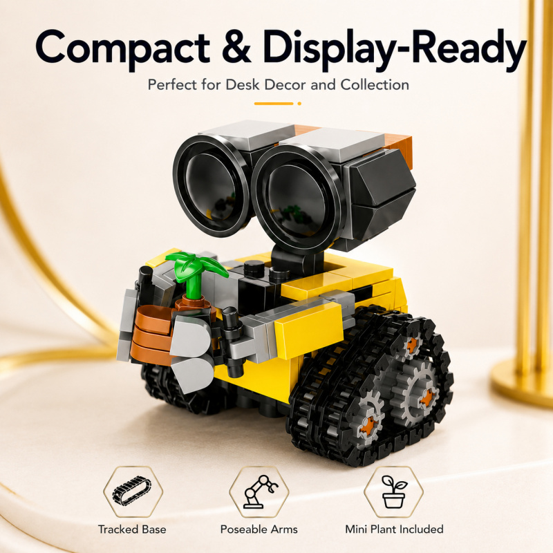 Mini Robot Building Blocks Set - Model Kit Lego ulasan dan harga