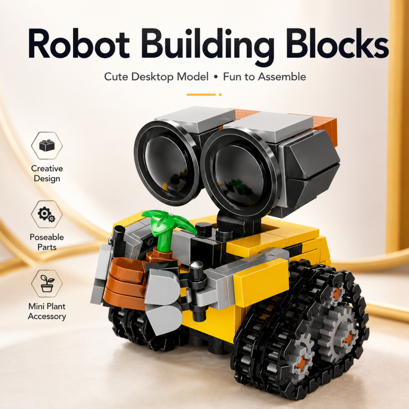 Mini Robot Building Blocks Set - Model Kit Lego ulasan dan harga