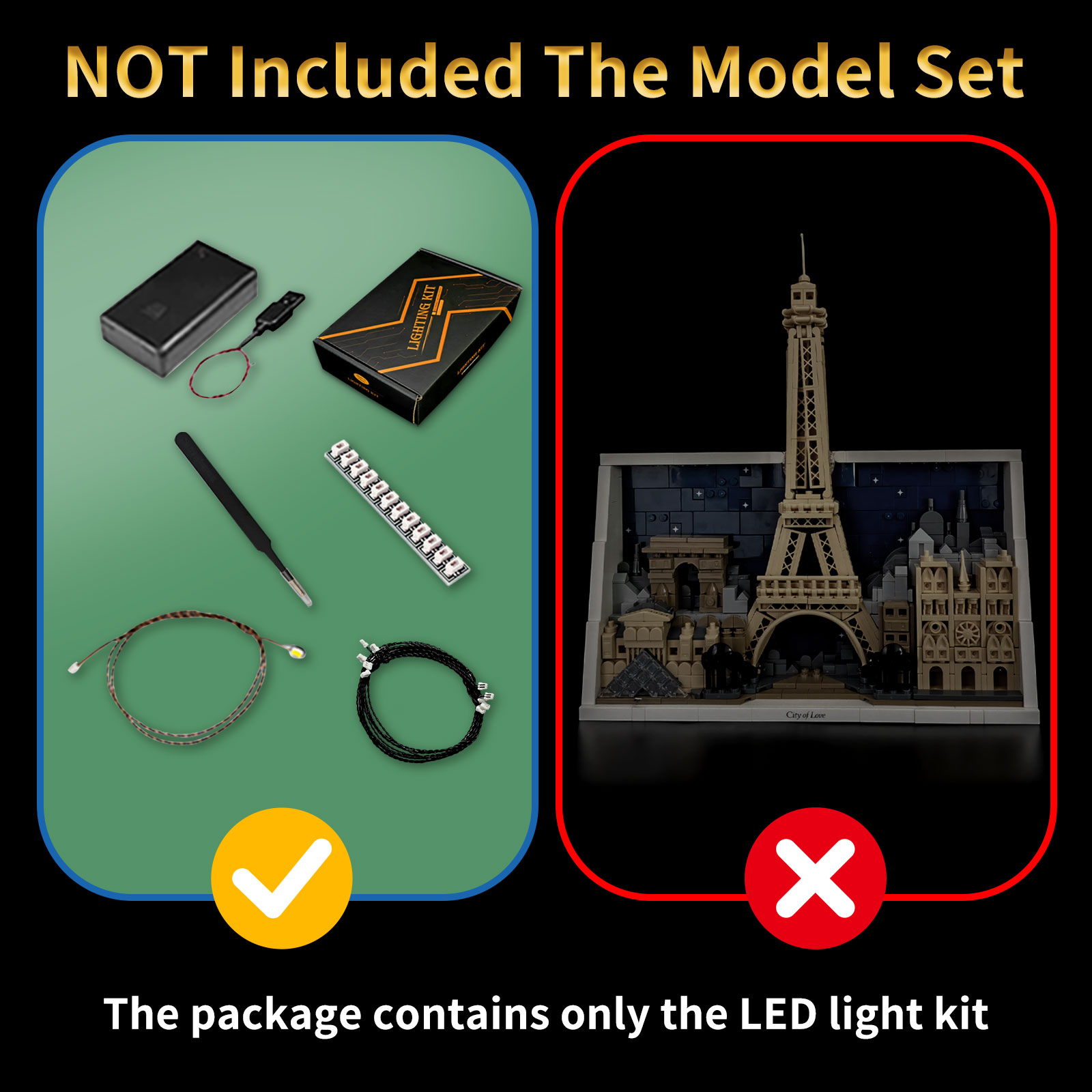 LYBMTWF LED Lighting Kit Compa - Model Kit Lego ulasan dan harga