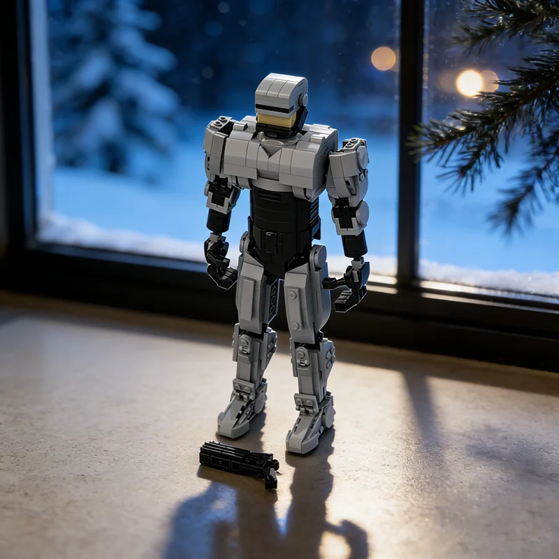 522pcs MOC Robocop Model Build - Model Kit Robocop ulasan dan harga