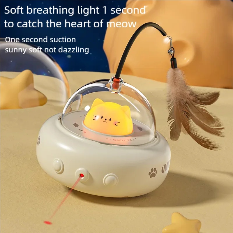 Electric UFO Smart Teaser Cat  - Model Kit Ufo ulasan dan harga