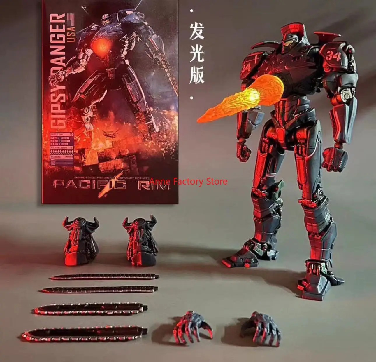 Spot  NOW Light 20CM Emit NECA - Model Kit Pacific Rim ulasan dan harga