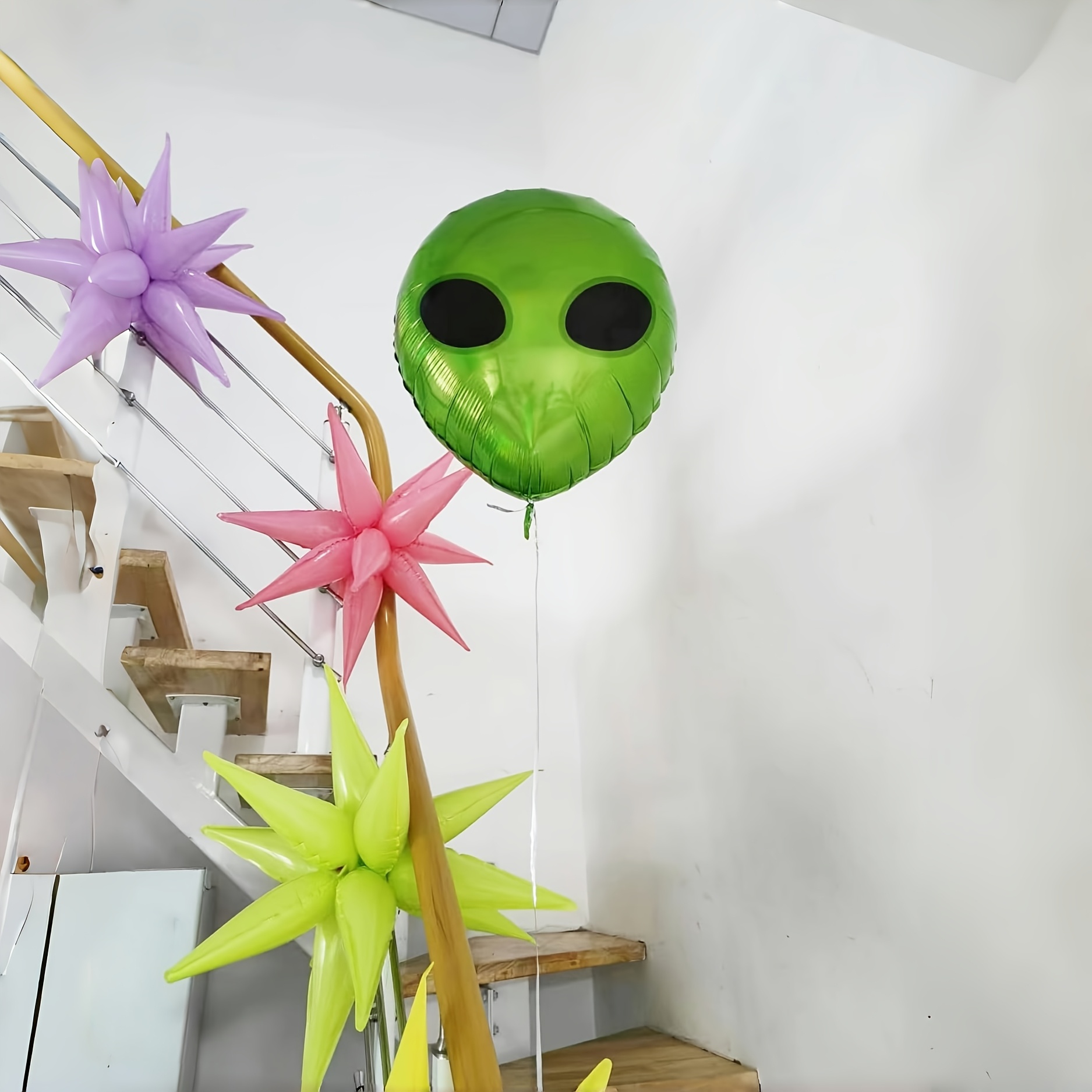 2/5/8Pcs Alien Balloons Green  - Model Kit Ufo ulasan dan harga