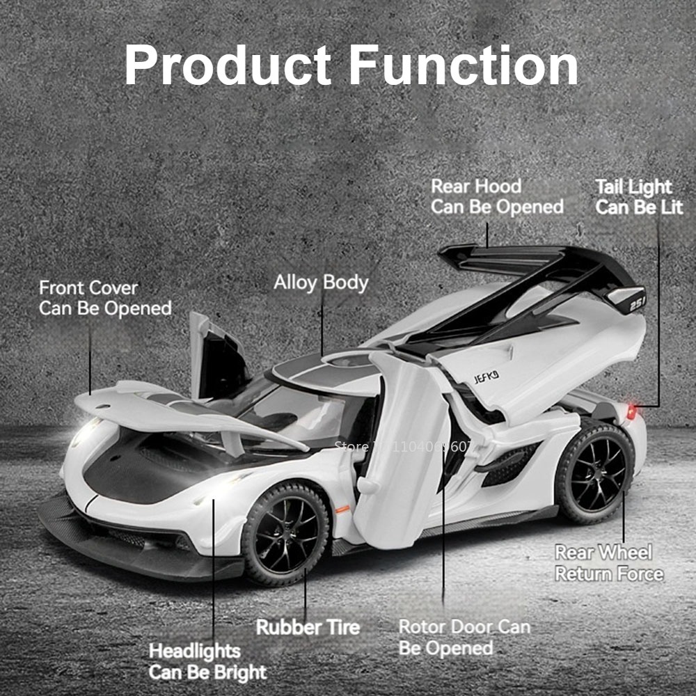 Scale 1:32 KNSG Jesko Car Mode - Model Kit Ferrari ulasan dan harga