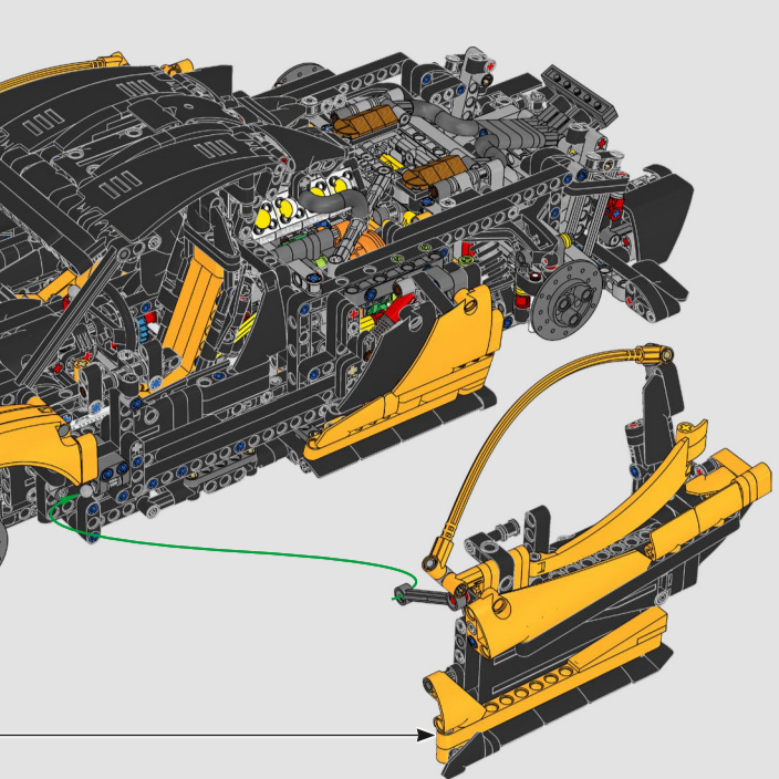 Yellow Assembled Sports Car 1: - Model Kit Lego ulasan dan harga