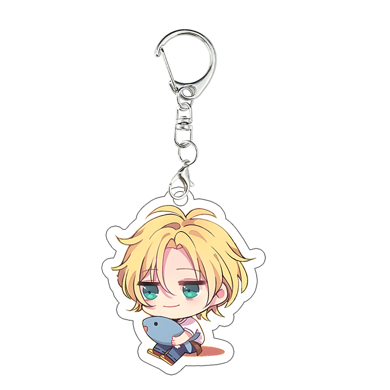 Banana Fish Acrylic Keychain A - Model Kit Lynx ulasan dan harga