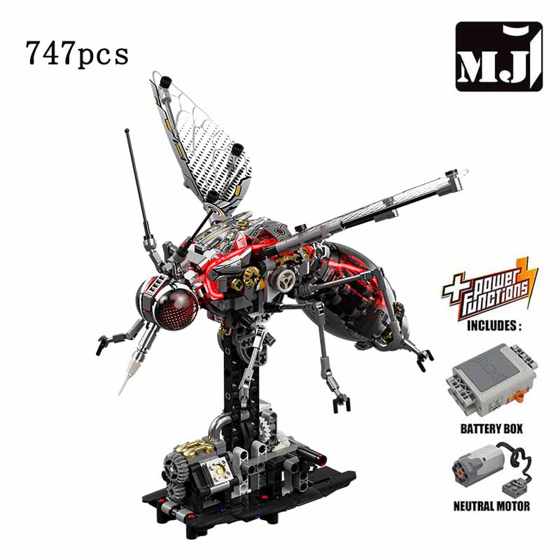 747PCS Mechanical Mosquito Bui - Model Kit Robocop ulasan dan harga