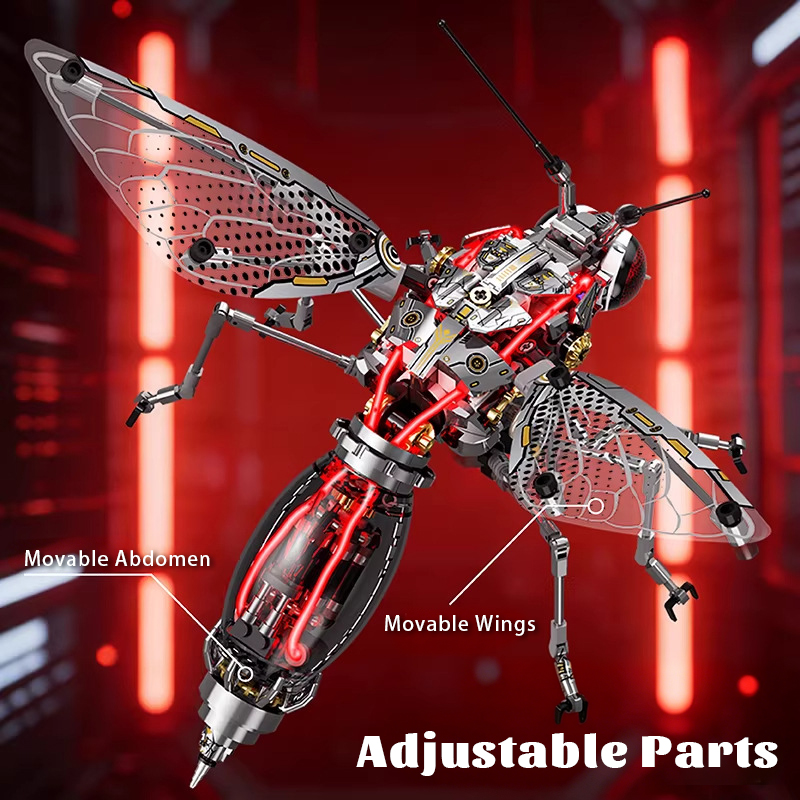 747PCS Mechanical Mosquito Bui - Model Kit Robocop ulasan dan harga