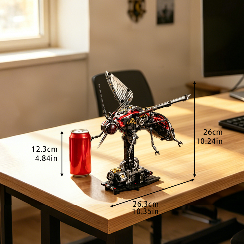 747PCS Mechanical Mosquito Bui - Model Kit Robocop ulasan dan harga
