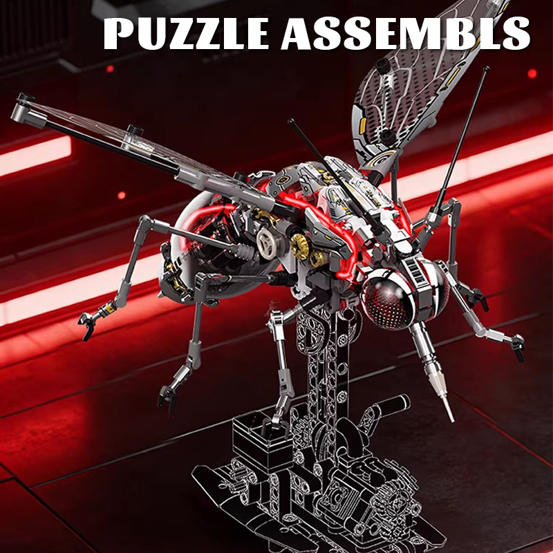 747PCS Mechanical Mosquito Bui - Model Kit Robocop ulasan dan harga