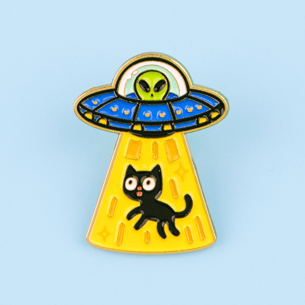 Starry Night Black Cat Enamel  - Model Kit Ufo ulasan dan harga