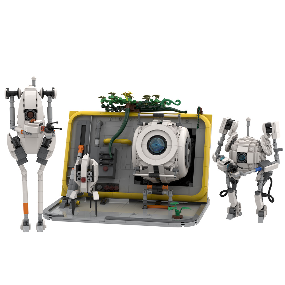 MOC Portal 2 GLaDOS Robot Buil - Model Kit Robocop ulasan dan harga