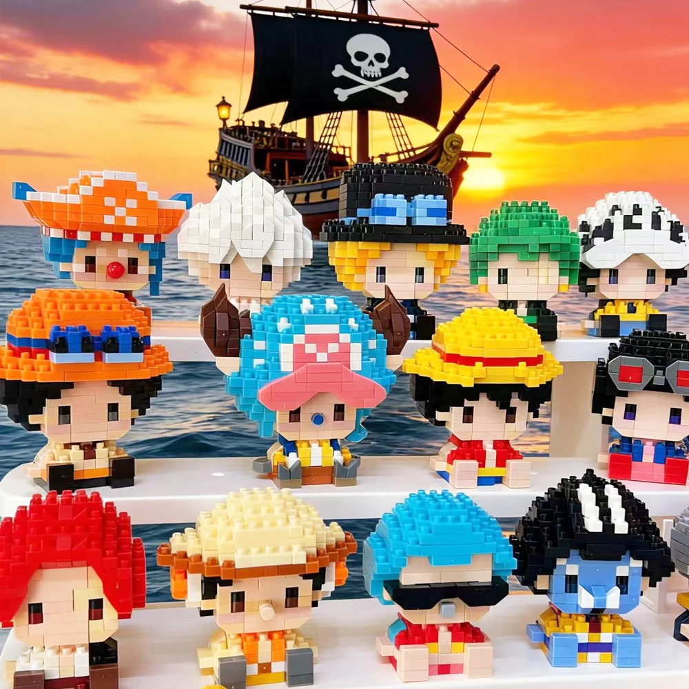 Anime Character Model Luffy 3D - Model Kit Lego ulasan dan harga