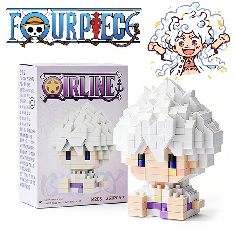 Anime Character Model Luffy 3D - Model Kit Lego ulasan dan harga