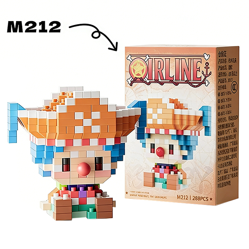 Anime Character Model Luffy 3D - Model Kit Lego ulasan dan harga