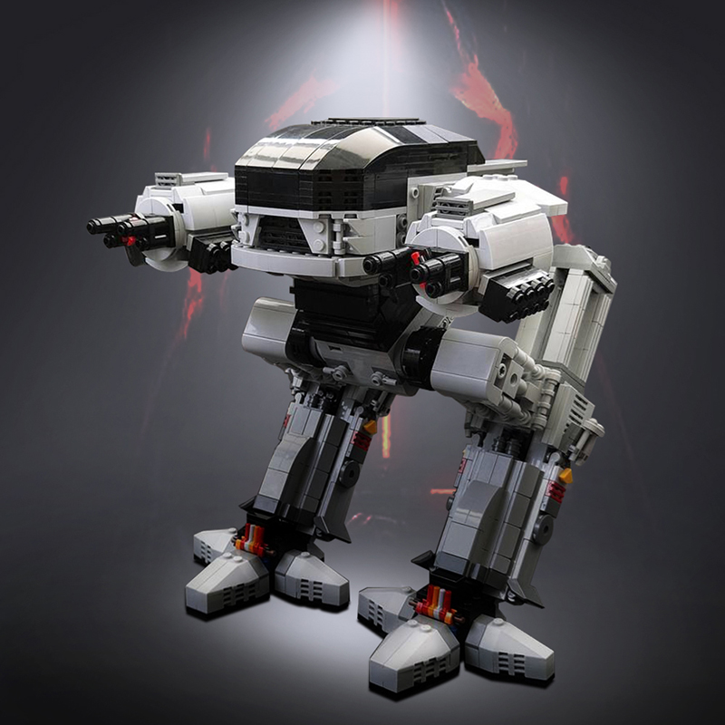 Gobricks UCS Scale ED-209 Robo - Model Kit Robocop ulasan dan harga