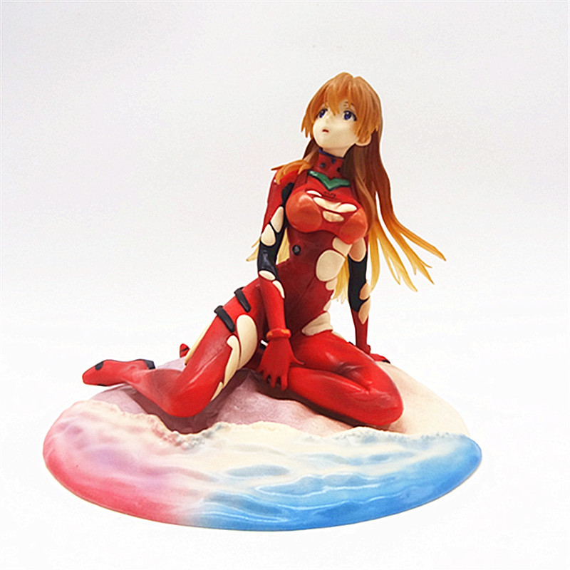17cm Anime Eva Asuka Q version - Model Kit Kshatriya ulasan dan harga