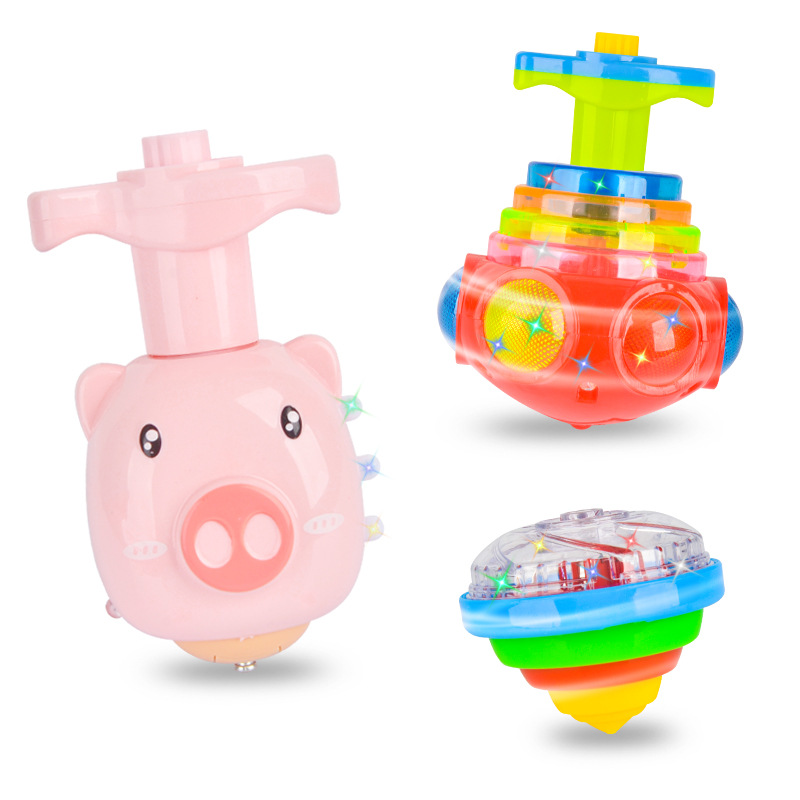 UFO Flashing Spinning Top Kids - Model Kit Ufo ulasan dan harga