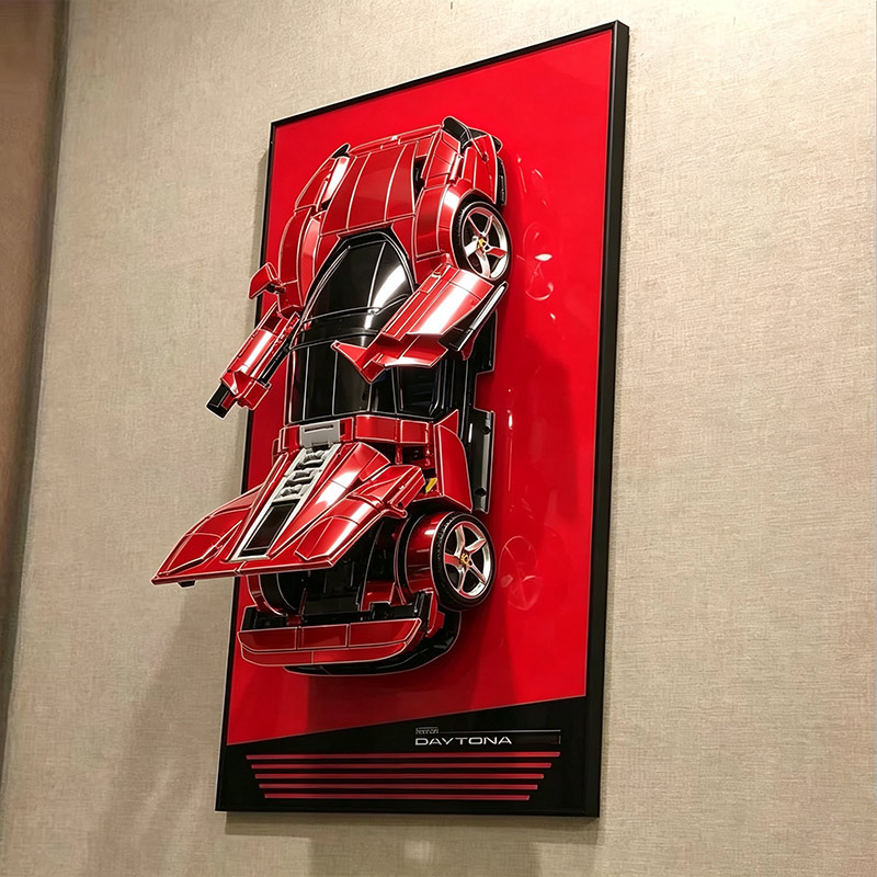 Wall‑Mount Frame Background Di - Model Kit Ferrari ulasan dan harga