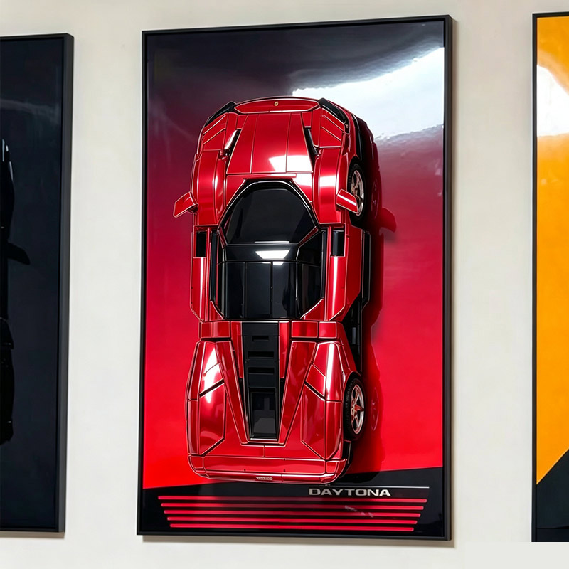 Wall‑Mount Frame Background Di - Model Kit Ferrari ulasan dan harga