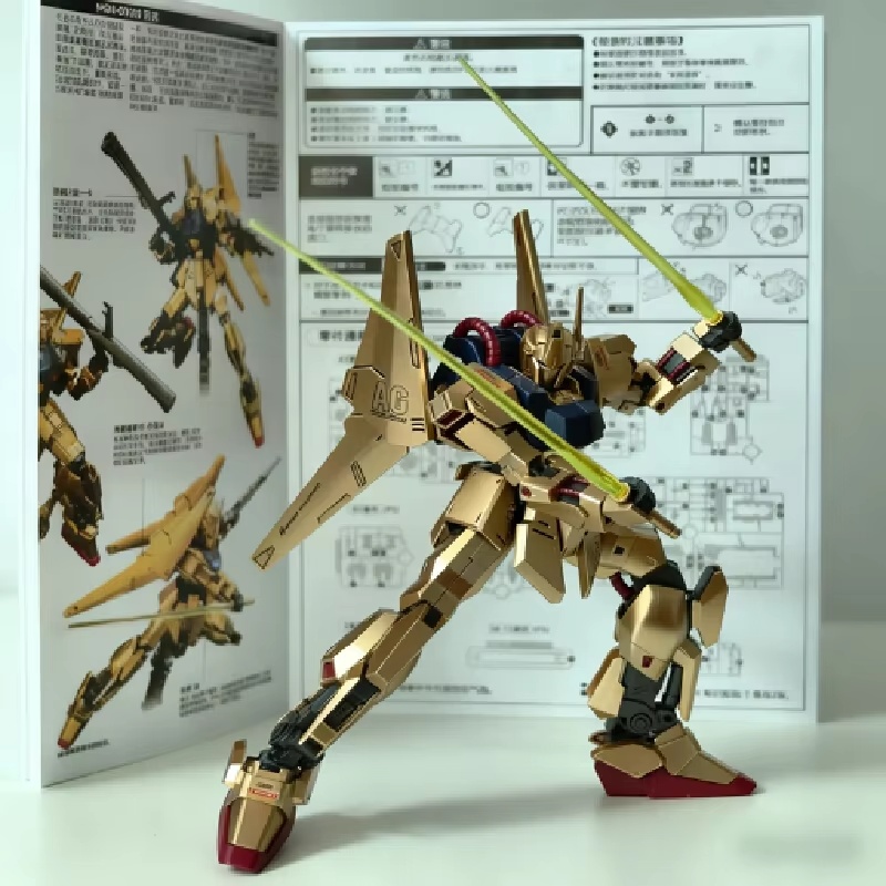 HG 1/144 Spray-Painted Champag - Model Kit Zeta Gundam ulasan dan harga