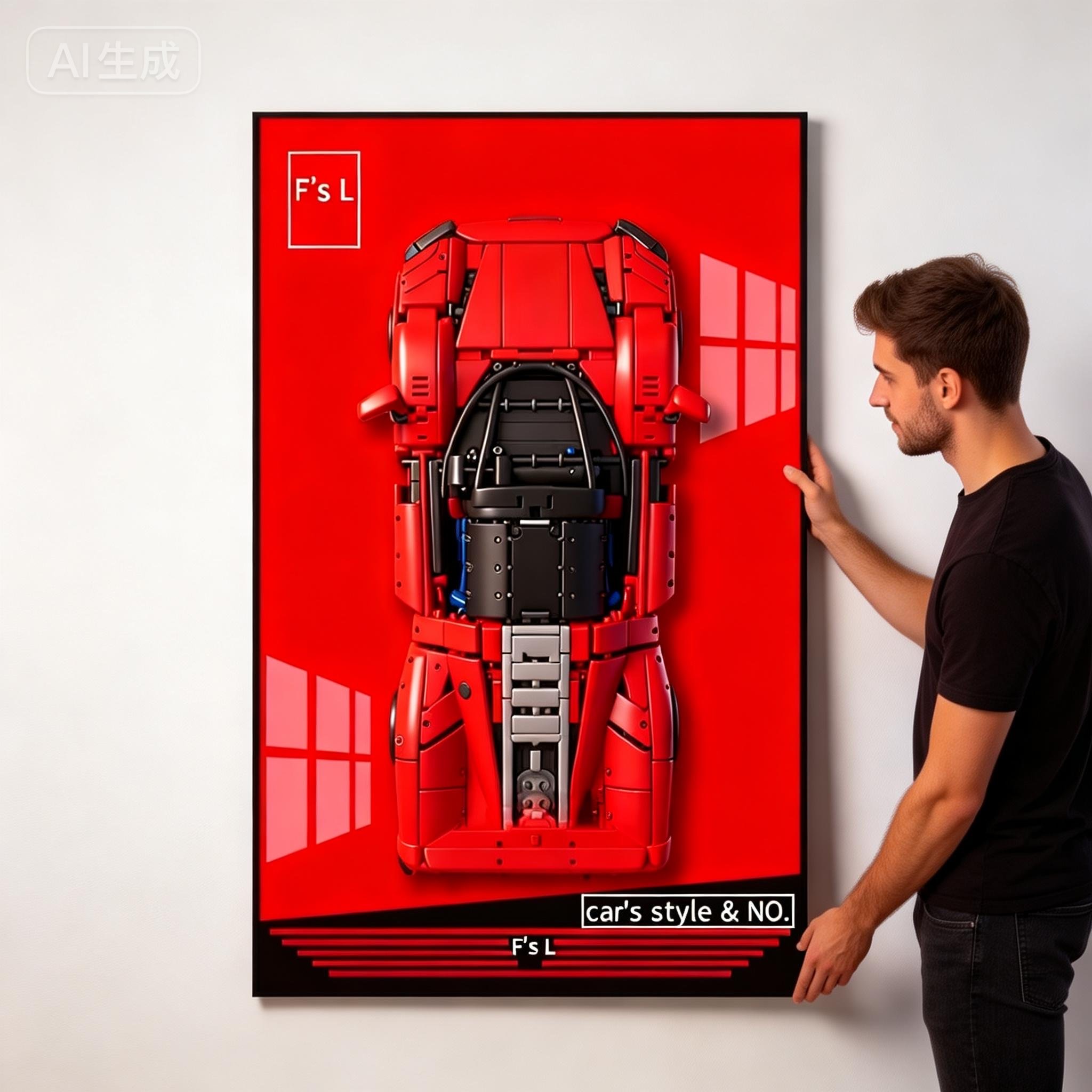 NEW Photo Frame Display Wallbo - Model Kit Ferrari ulasan dan harga