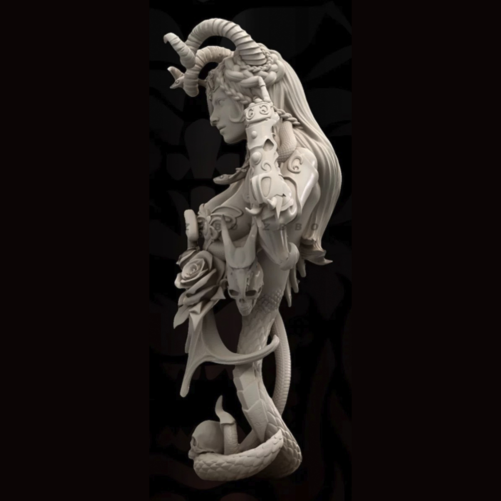 1/10 Love & HATE, Horned Magic - Model Kit Mecha Girl ulasan dan harga