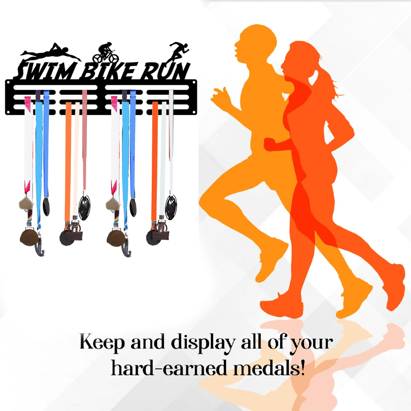 Medal Display Hanger Wall Moun - Model Kit Runner Organizer ulasan dan harga