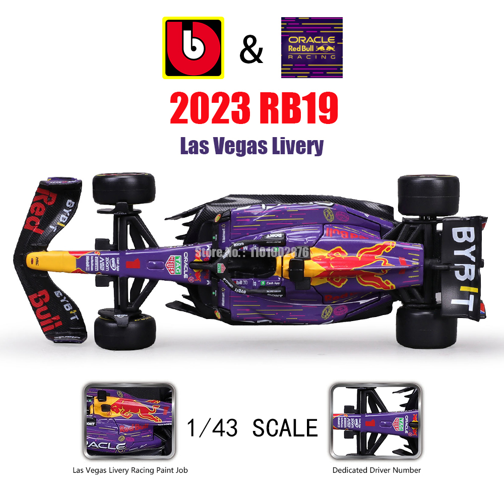 Bburago 1:43 2023 F1 Red Bull  - Model Kit Ferrari ulasan dan harga