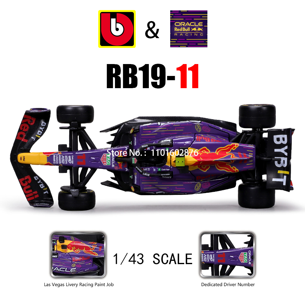 Bburago 1:43 2023 F1 Red Bull  - Model Kit Ferrari ulasan dan harga