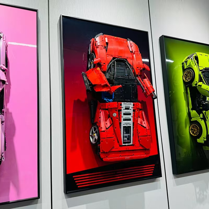 Only Display Wallboard Wall su - Model Kit Ferrari ulasan dan harga
