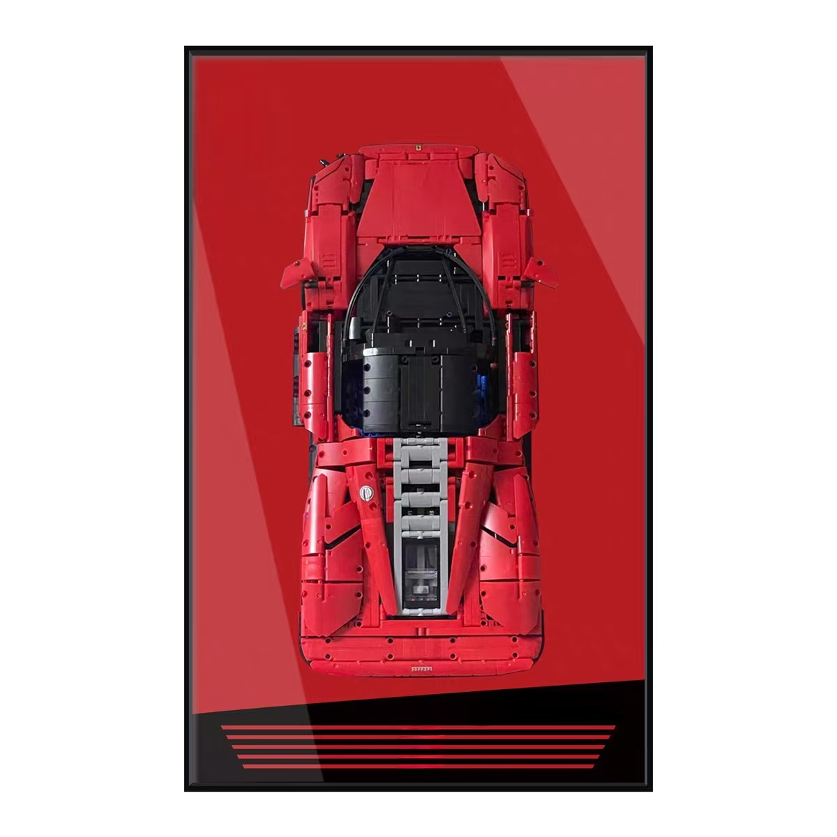 Only Display Wallboard Wall su - Model Kit Ferrari ulasan dan harga