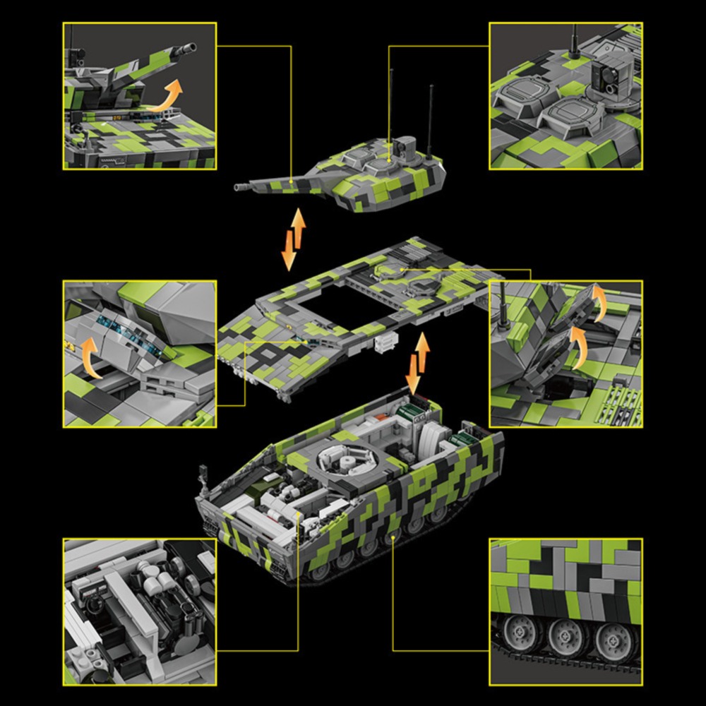 96011 2708pcs KF41 Lynx Infant - Model Kit Lynx ulasan dan harga