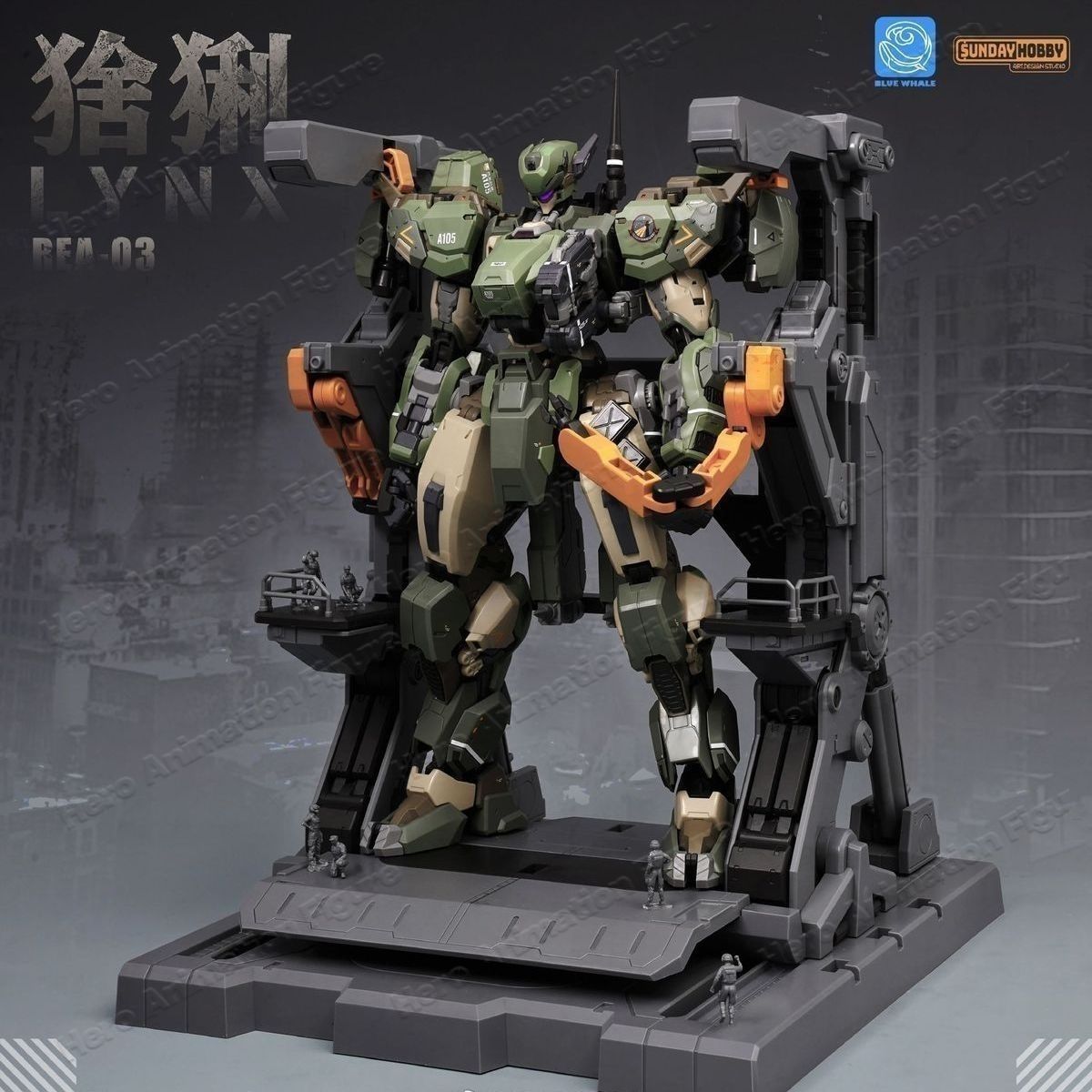 NEW MingjiangZhuan BLUE WHALE  - Model Kit Lynx ulasan dan harga