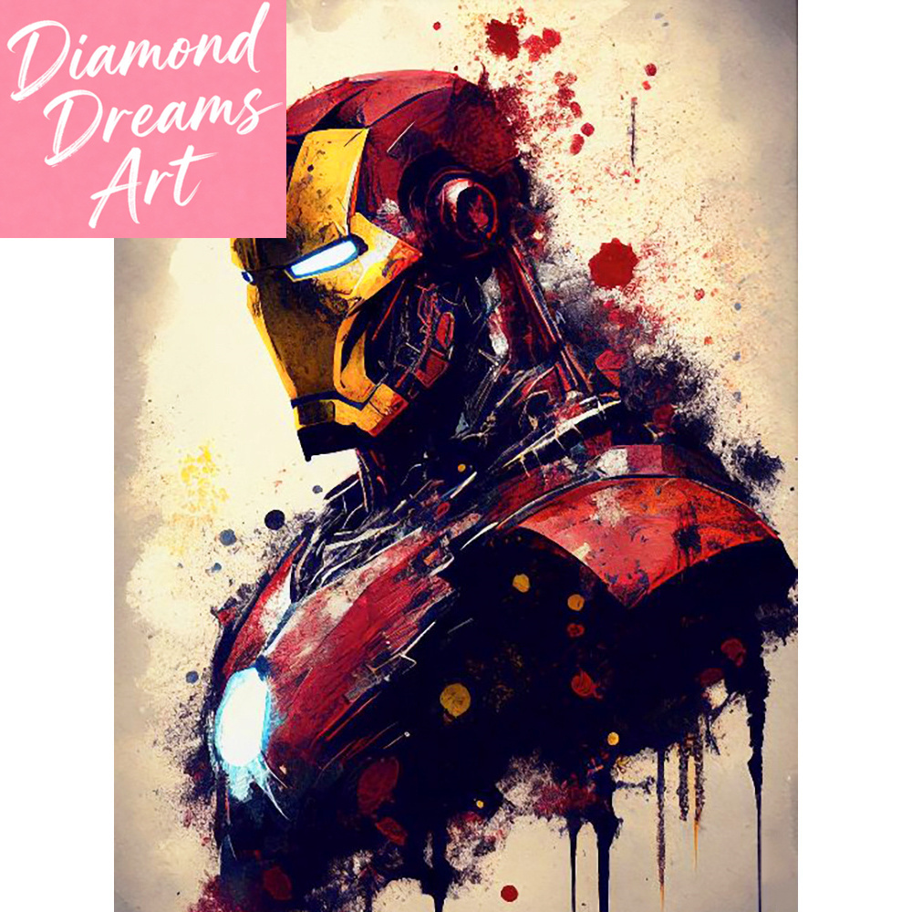 Marvel DIY Diamond Painting Se - Model Kit Iron Man ulasan dan harga