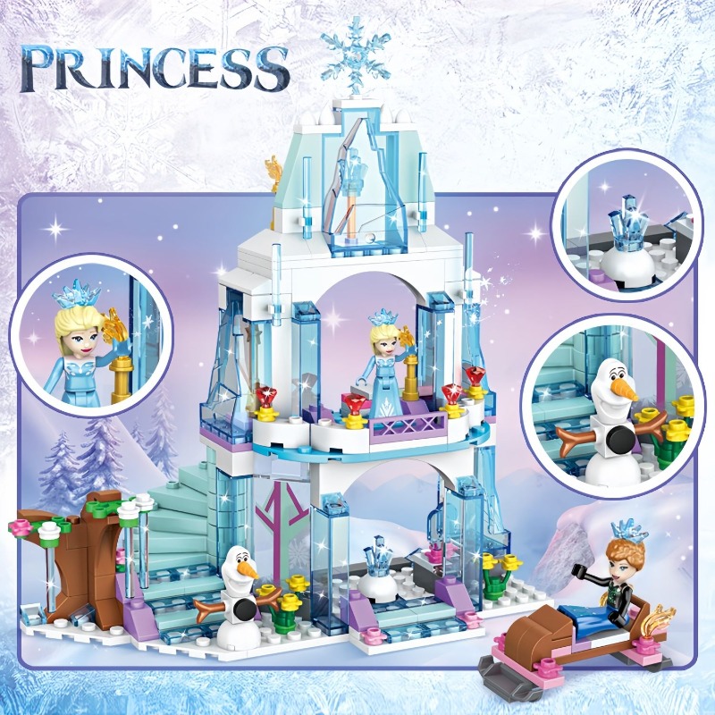 Elsa Ice Castle Building Block - Model Kit Lego ulasan dan harga