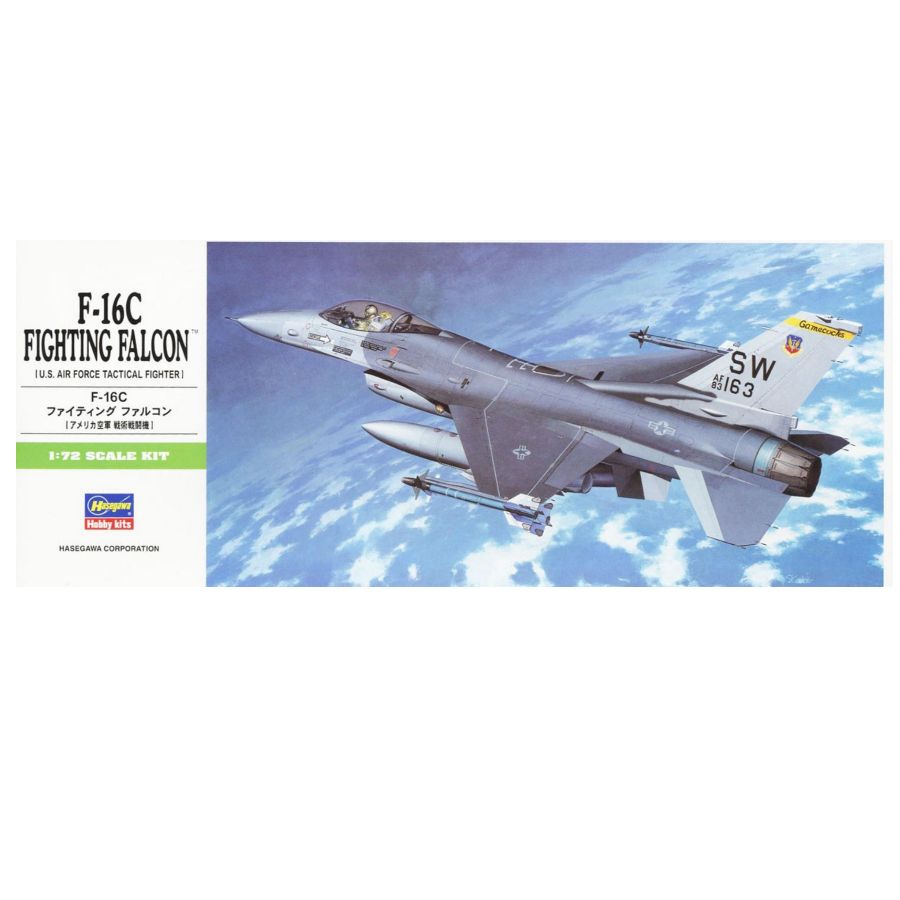 HASEGAWA HA00232 1/72 F-16C Fi - Model Kit Hasegawa ulasan dan harga