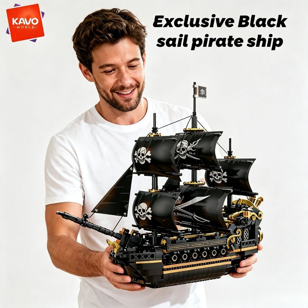 KAVOWORLD 801pcs Black Sail Pi - Model Kit Ikaruga ulasan dan harga
