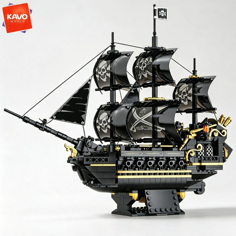 KAVOWORLD 801pcs Black Sail Pi - Model Kit Ikaruga ulasan dan harga