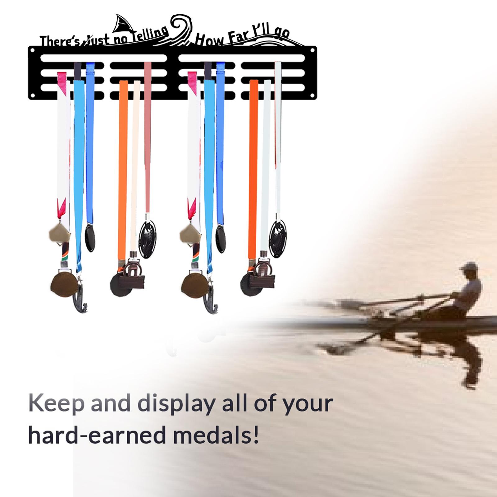 Medal Display Shelf Award Ribb - Model Kit Runner Organizer ulasan dan harga