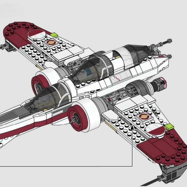 Space Combat Aircraft Model Bu - Model Kit Lego ulasan dan harga